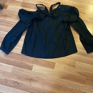 J.crew black blouse size medium